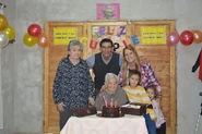 Casilda Benegas109.jpg (95 KB) Benegas on her 109th birthday with her relatives in 2016.