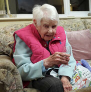 Joan Hocquard at age 110.