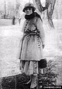 Young.png (63 KB) Kozak (age 20) in 1919, standing out in the snow with a scarf on.