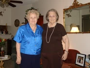 Mitchell (left) in an undated photo