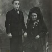 De la Fuente Garcia with his wife (undated)