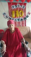 Sabina Garay110.jpg (65 KB) Garay on her 110th birthday in 2022