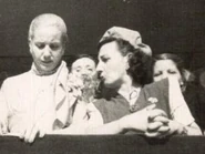 Macri (right) with Eva Peron in 1951.