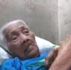 Rafaela Vicente on her 108th birthday in 2021