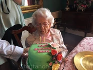On her 108th birthday in 2019