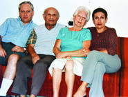 Kenner with his wife Nahuma and their two children Raya and Ernie.