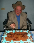 On his 101st birthday in 2010