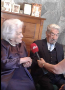 Waldramina (aged 103) on the 109th birthday of her husband Julio Cesar in March 2019.