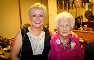 On her 100th birthday with her granddaughter Nicola Mills in 2014