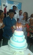 Sabino Soares on his 108th birthday in 2016