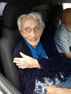 Sara Mendaro Guichon2.jpg (81 KB) Mendaro Guichon (aged 109) a few moments later when she was vaccinated on 31 March 2021