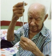 On his claimed 110th birthday in 2021