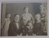 MJanssens15.jpg (6 KB) Aged 15, with her parents, and siblings
