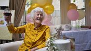 On her 110th birthday in 2021