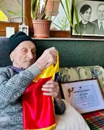 Ilie April2023 2.webp (188 KB) Ilie Ciocan (aged 109) in April 2023