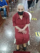 On her 110th birthday celebration, 21 January 2022