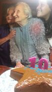 Nouel Joubert on her 103th birthday in 2013