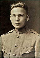 Buckles upon his national service recruitment in 1917 at the age of 16