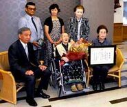 Hana Saito at age of 110.
