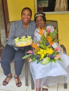 Philomen Nicholas on her 111th birthday in 2025