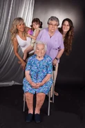 Benegas (aged 107) in Barcelona, Spain with five generations.