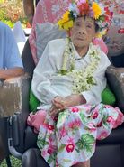 Suard on her 107th birthday in 2021.