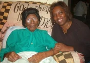 Bettie and family.png (169 KB) Bettie Wilson, with her Great Granddaughter Della Shorter in an Undated Photo.
