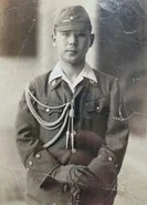 Horie at the age of 28 in 1943, before his departure for New Guinea.