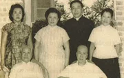 Teresa Hsu (far right) in the early '60s