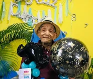 On his 109th birthday in 2023