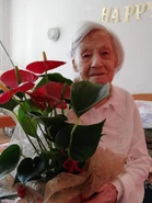 Matilda Bracun106th.jpg (56 KB) On her 106th birthday in 2019
