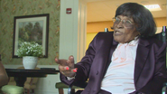 Mattie Mobley at the age of 105 in September 2019.