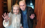 Torras Martinez (aged 108) and his wife Maria Jesus (aged 98) in December 2020