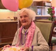 On her 109th birthday in 2022