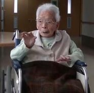 On her 110th birthday in 2017