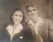 Novak Bojanić with his wife Vasiljka (undated photo).