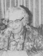 Carberry (age 103) on her 103rd birthday on February 15, 1989.
