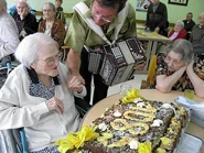 Odette Ambuhler on her 108th birthday in 2009.