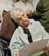 On her 112th birthday in 2024