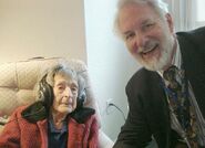 With Noemi Anderson (aged 110) in March 2008
