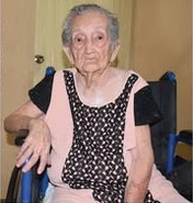 Cedeno Campuzano (aged 107) in March 2018.
