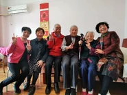 Lu Rongyu in October 2020, at the age of 109.