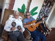 At the age of 103 (claimed 108).