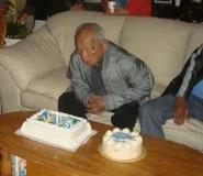 Juan Reyes on his 105th birthday in 2007