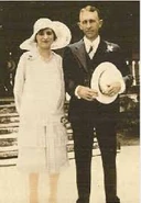 Leila Denmark on her wedding day.