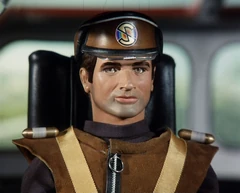 Captain Brown in the passenger's seat The Mysterons