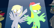 Viva and Derpy.