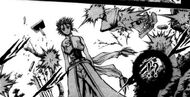 Saizou shocked at young kazuki's power