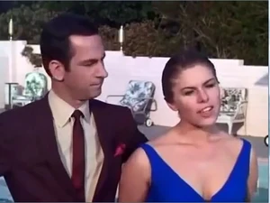 Mryna with Max at the International Sports Club.