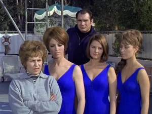 Rena (second from right) with other members of the team.